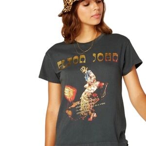 Anthropologie LetLuv Elton John Bennie & The Jets Tee